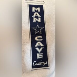 Dallas Cowboys NFL Man Cave Winning Streak Embroidered Heritage Banner
